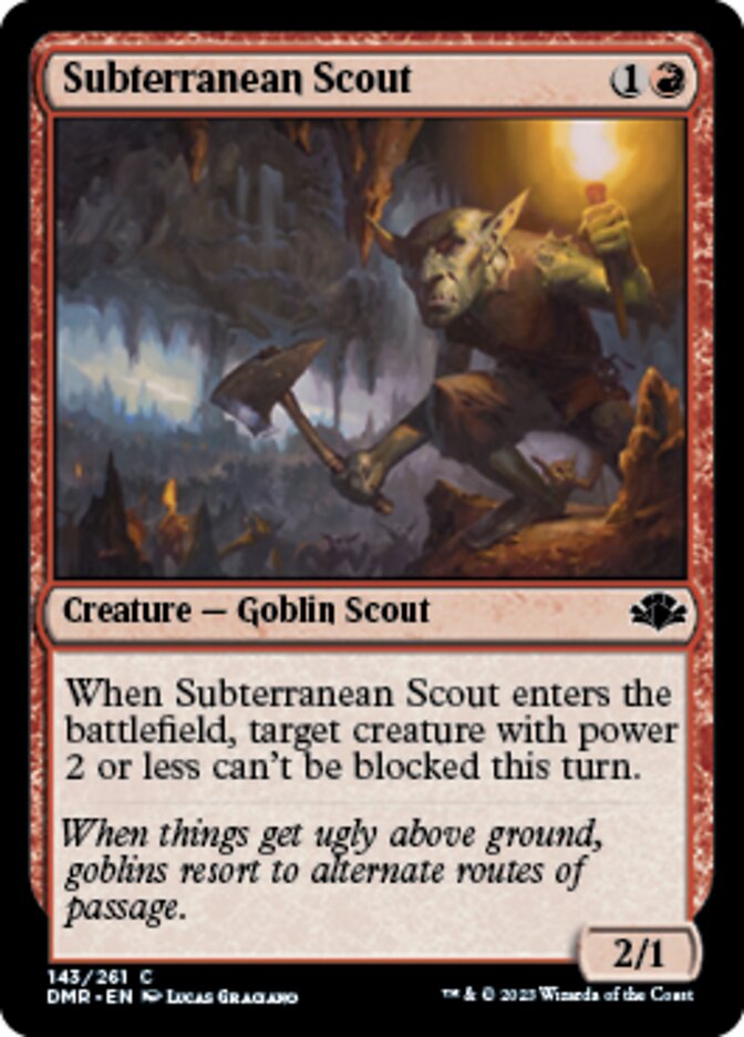 Subterranean Scout [Dominaria Remastered] | Fandemonia Ltd