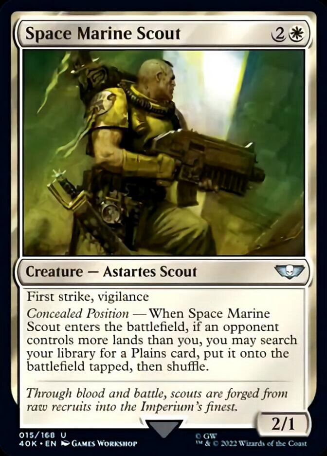 Space Marine Scout [Universes Beyond: Warhammer 40,000] | Fandemonia Ltd
