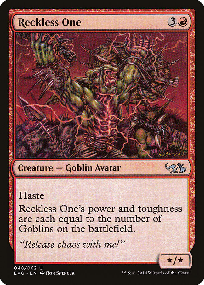 Reckless One (Elves vs. Goblins) [Duel Decks Anthology] | Fandemonia Ltd