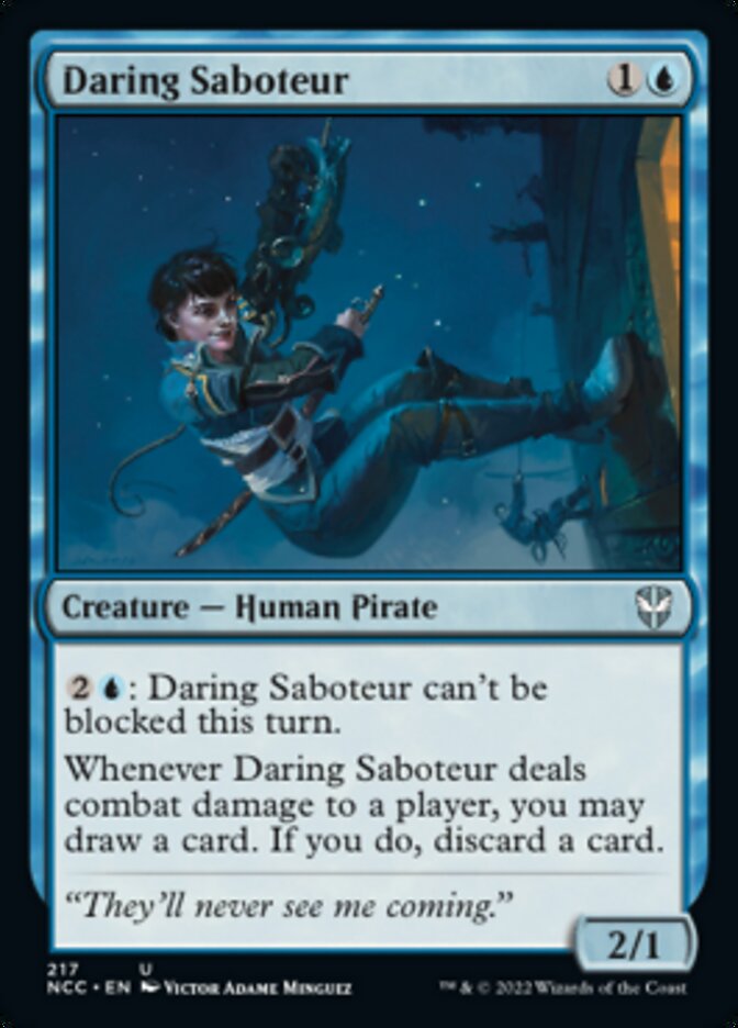 Daring Saboteur [Streets of New Capenna Commander] | Fandemonia Ltd