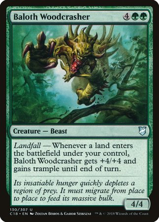 Baloth Woodcrasher [Commander 2018] | Fandemonia Ltd