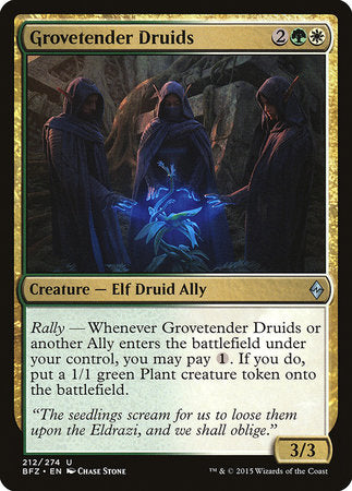 Grovetender Druids [Battle for Zendikar] | Fandemonia Ltd