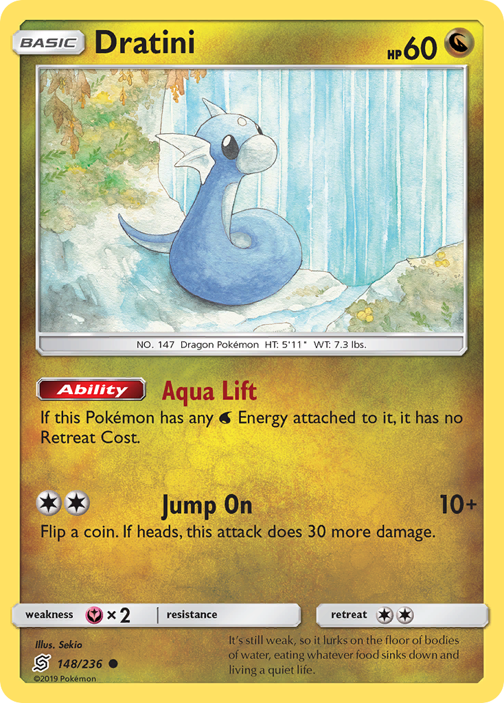 Dratini (148/236) [Sun & Moon: Unified Minds] | Fandemonia Ltd