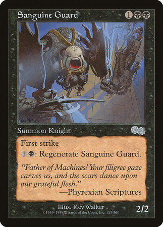 Sanguine Guard [Urza's Saga] | Fandemonia Ltd