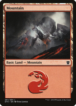 Mountain (261) [Dragons of Tarkir] | Fandemonia Ltd