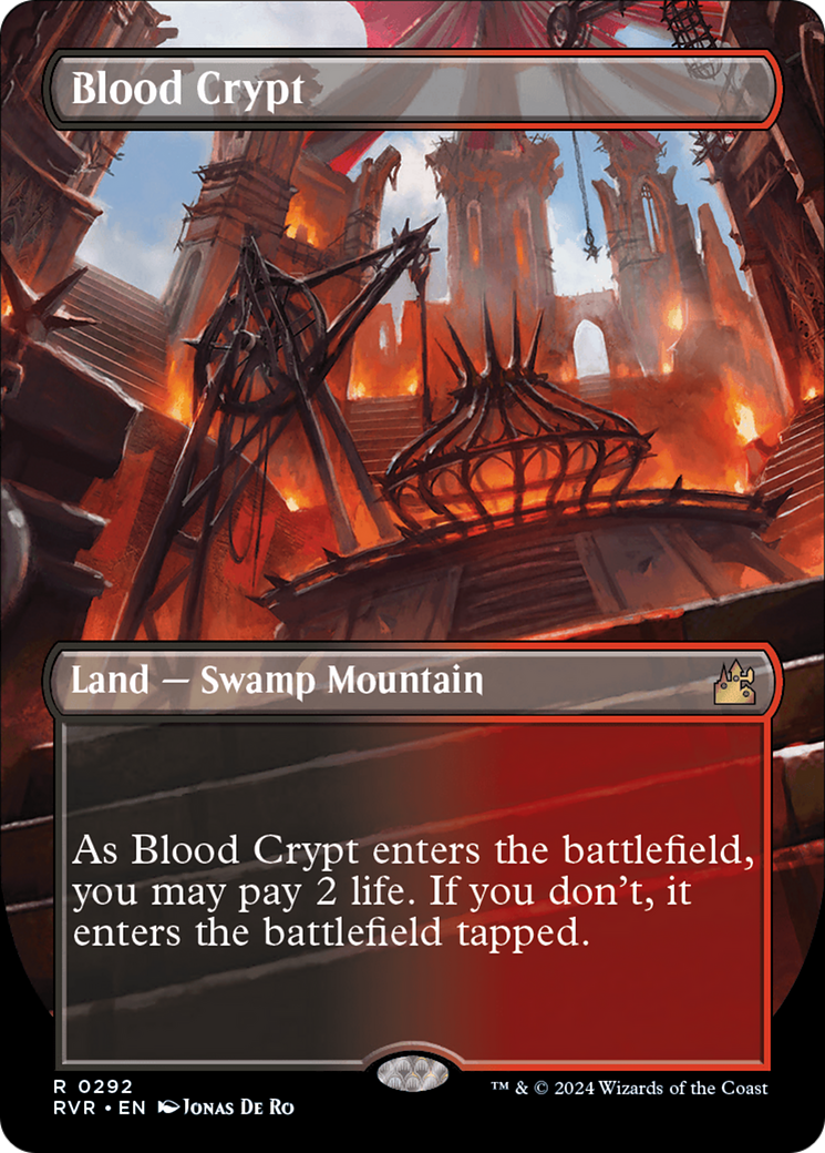 Blood Crypt (Borderless) [Ravnica Remastered] | Fandemonia Ltd
