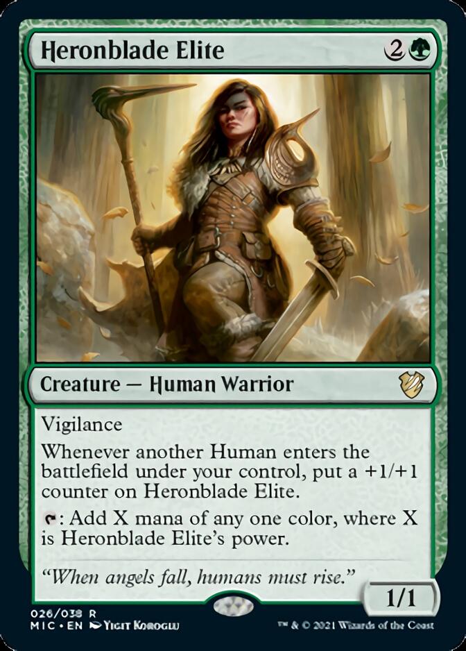 Heronblade Elite [Innistrad: Midnight Hunt Commander] | Fandemonia Ltd