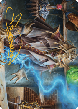 Renari, Merchant of Marvels Art Card (Gold-Stamped Signature) [Commander Legends: Battle for Baldur's Gate Art Series] | Fandemonia Ltd