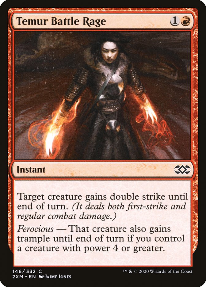 Temur Battle Rage [Double Masters] | Fandemonia Ltd