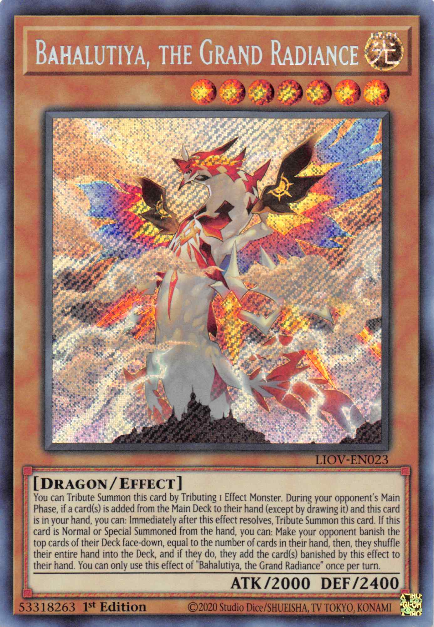 Bahalutiya, the Grand Radiance [LIOV-EN023] Secret Rare | Fandemonia Ltd