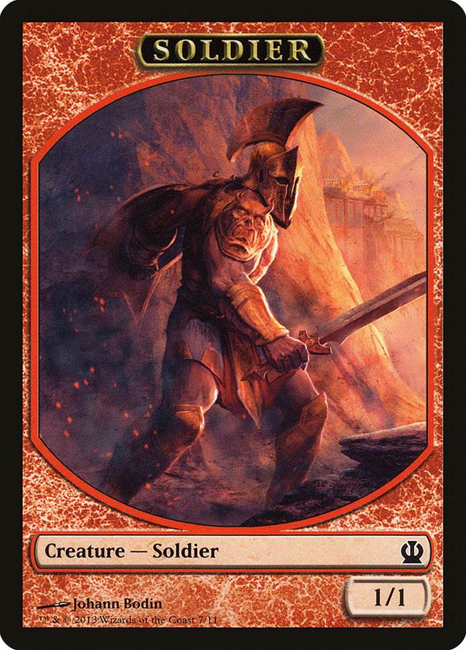 Soldier (7/11) [Theros Tokens] | Fandemonia Ltd