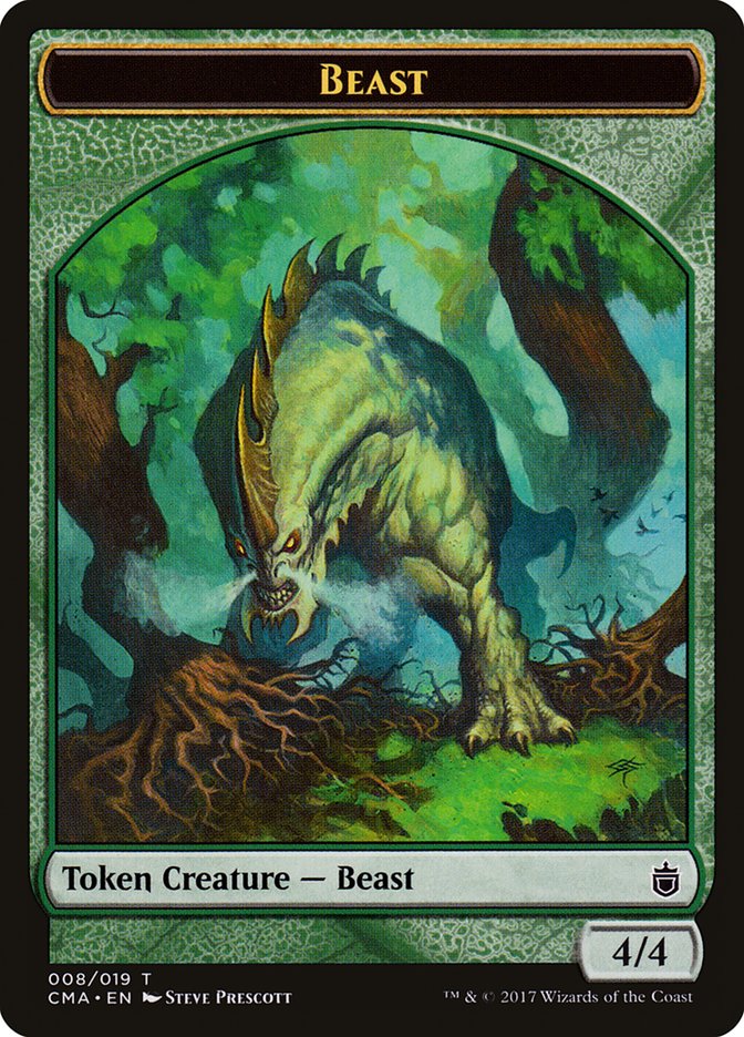 Beast (008/019) [Commander Anthology Tokens] | Fandemonia Ltd