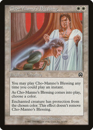 Cho-Manno's Blessing [Mercadian Masques] | Fandemonia Ltd