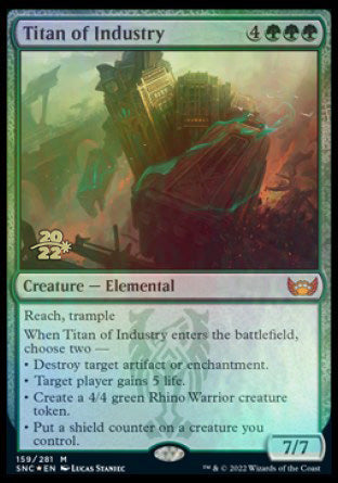Titan of Industry [Streets of New Capenna Prerelease Promos] | Fandemonia Ltd
