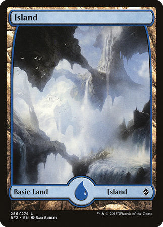 Island (256) - Full Art [Battle for Zendikar] | Fandemonia Ltd