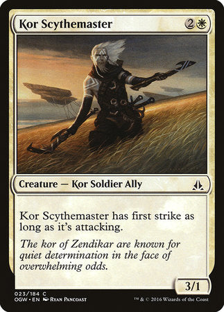 Kor Scythemaster [Oath of the Gatewatch] | Fandemonia Ltd
