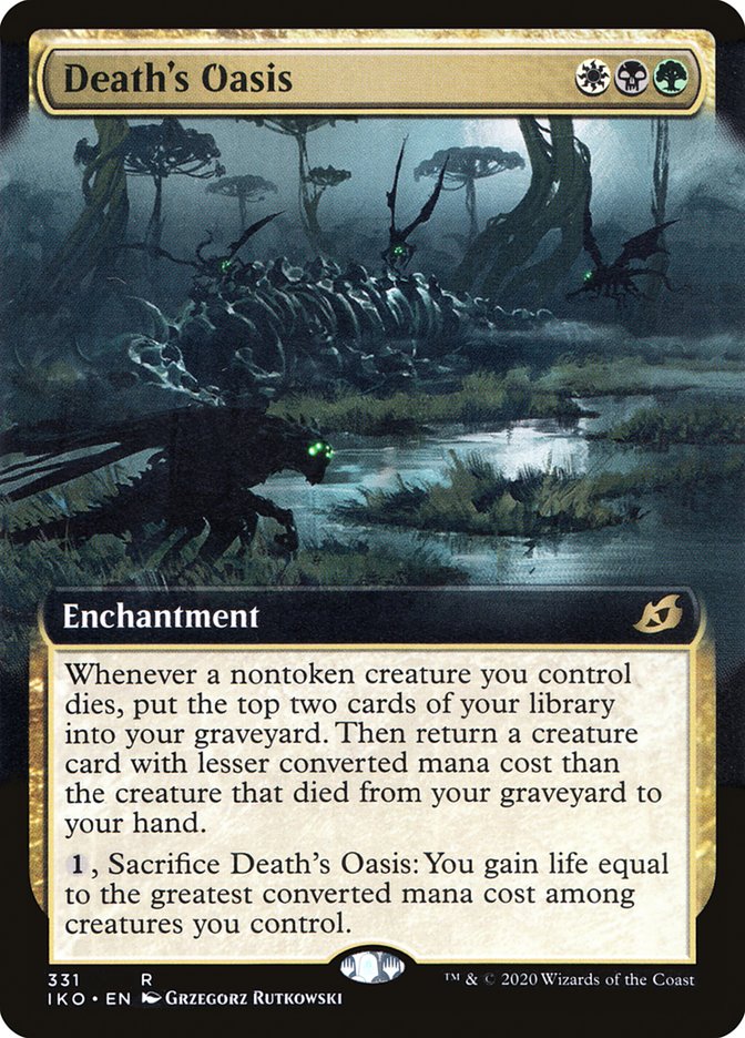 Death's Oasis (Extended Art) [Ikoria: Lair of Behemoths] | Fandemonia Ltd