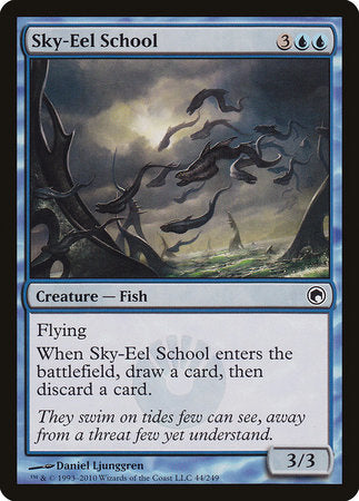 Sky-Eel School [Scars of Mirrodin] | Fandemonia Ltd