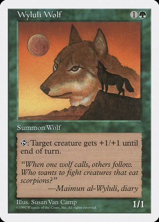 Wyluli Wolf [Fifth Edition] | Fandemonia Ltd