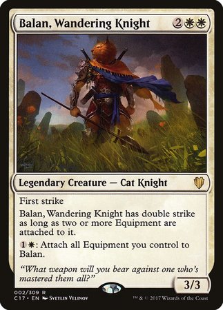 Balan, Wandering Knight [Commander 2017] | Fandemonia Ltd
