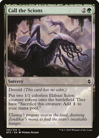 Call the Scions [Battle for Zendikar] | Fandemonia Ltd