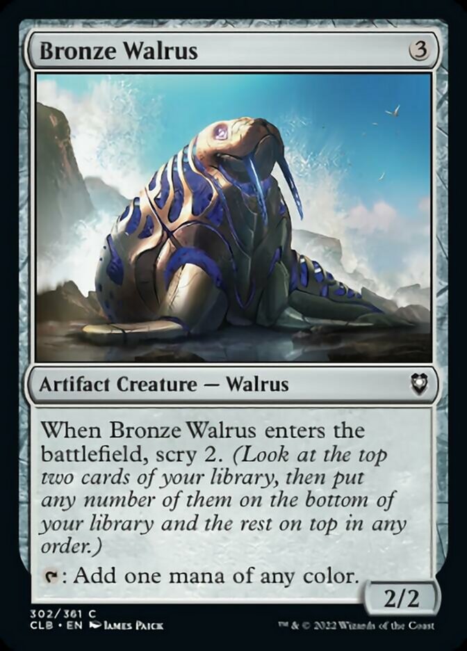 Bronze Walrus [Commander Legends: Battle for Baldur's Gate] | Fandemonia Ltd
