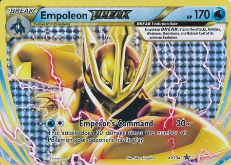 Empoleon BREAK (XY134) (Jumbo Card) [XY: Black Star Promos] | Fandemonia Ltd