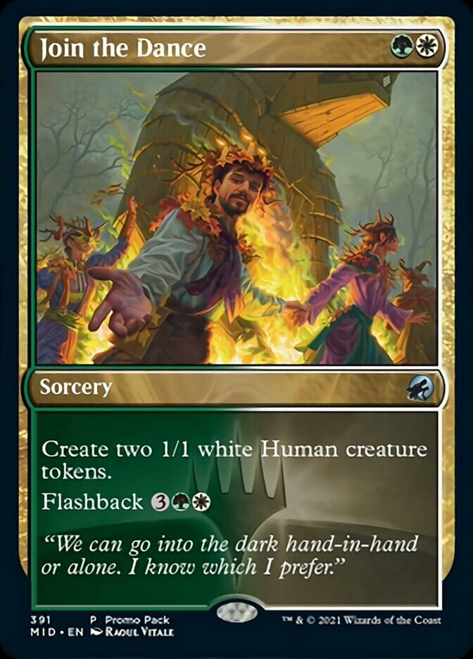 Join the Dance (Promo Pack) [Innistrad: Midnight Hunt Promos] | Fandemonia Ltd