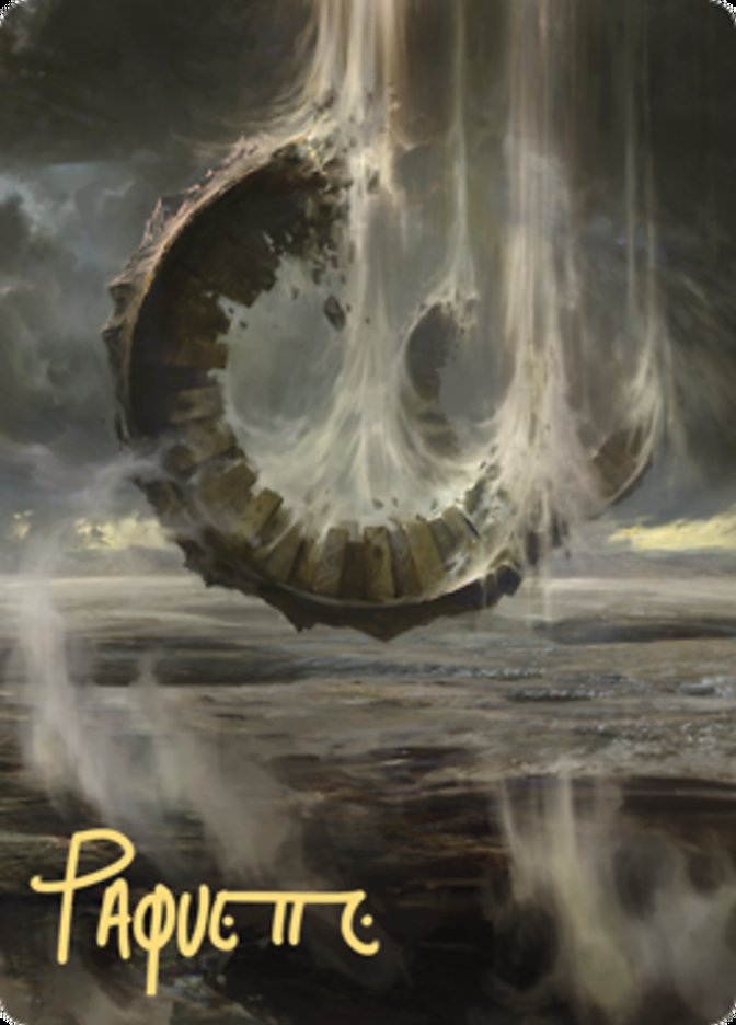Wasteland Art Card (Gold-Stamped Signature) [Zendikar Rising Art Series] | Fandemonia Ltd