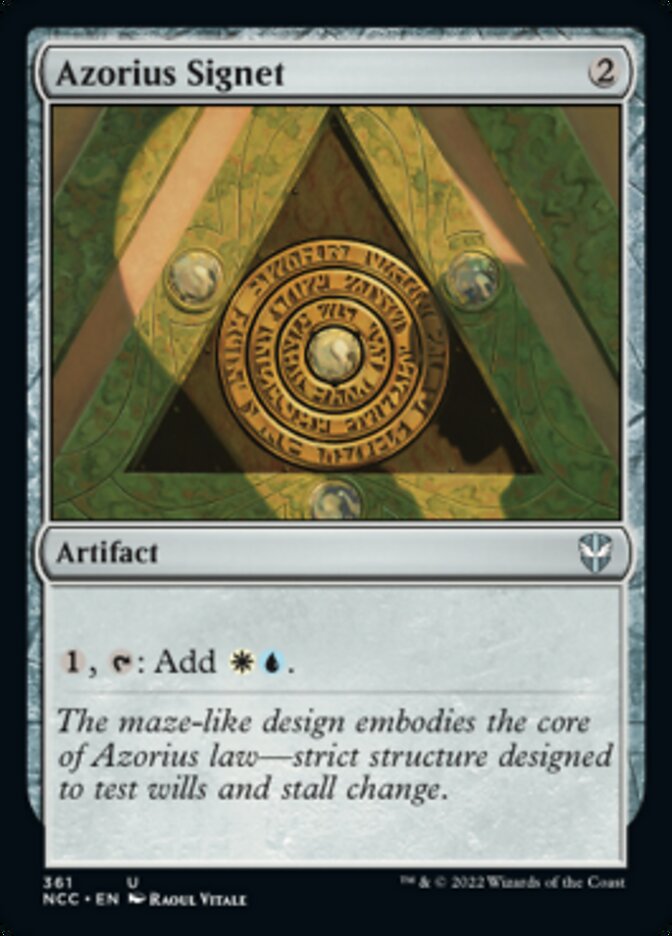 Azorius Signet [Streets of New Capenna Commander] | Fandemonia Ltd