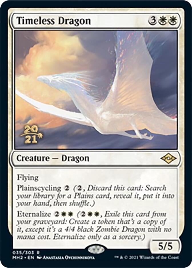 Timeless Dragon [Modern Horizons 2 Prerelease Promos] | Fandemonia Ltd