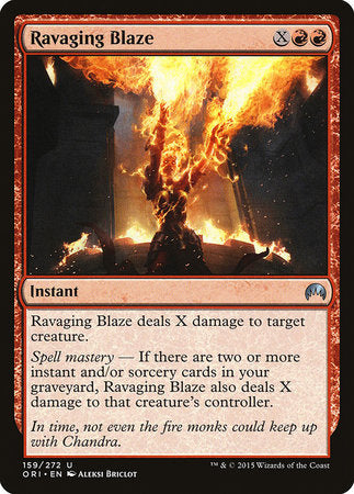 Ravaging Blaze [Magic Origins] | Fandemonia Ltd