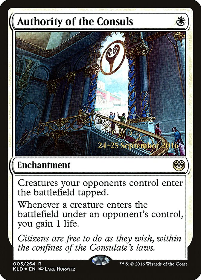 Authority of the Consuls  [Kaladesh Prerelease Promos] | Fandemonia Ltd