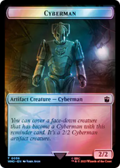 Alien // Cyberman Double-Sided Token (Surge Foil) [Doctor Who Tokens] | Fandemonia Ltd
