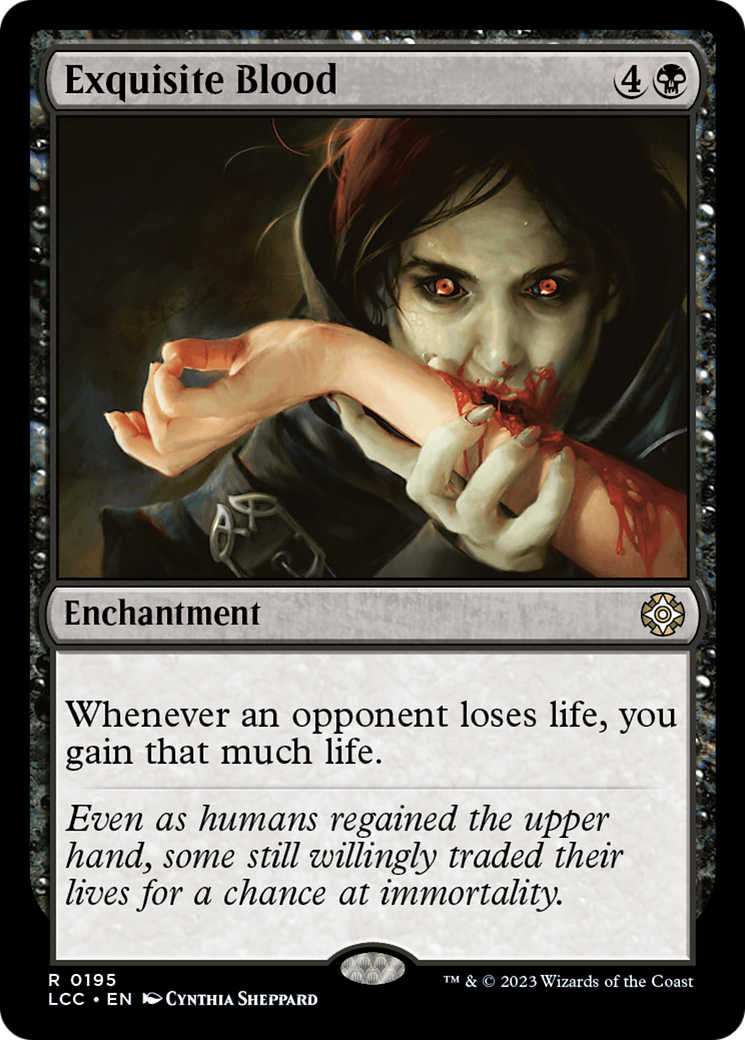 Exquisite Blood [The Lost Caverns of Ixalan Commander] | Fandemonia Ltd