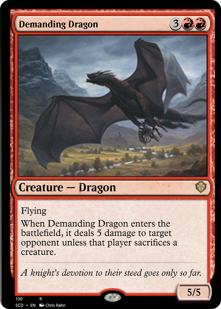 Demanding Dragon [Starter Commander Decks] | Fandemonia Ltd