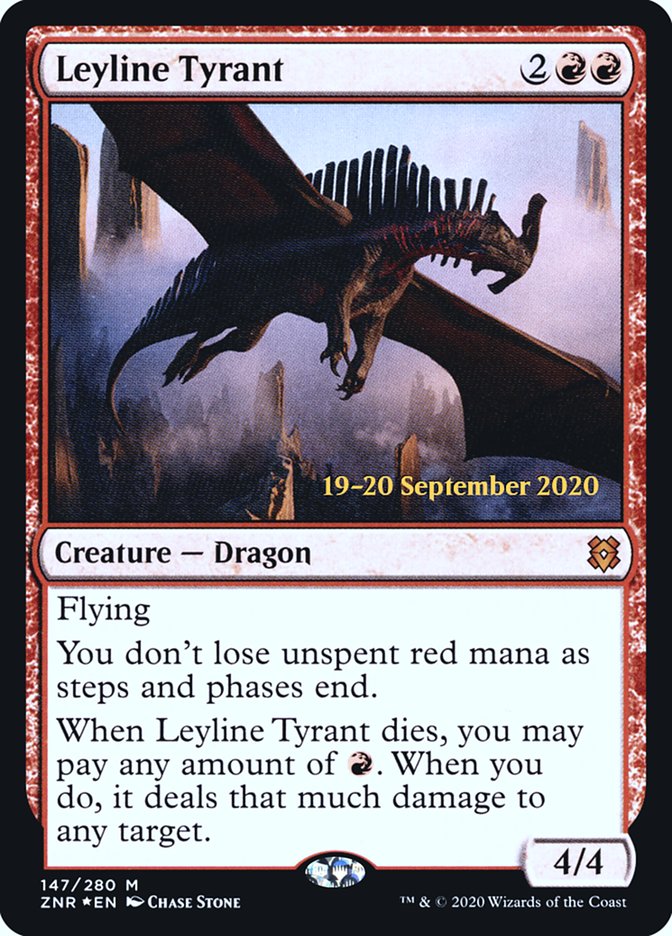 Leyline Tyrant  [Zendikar Rising Prerelease Promos] | Fandemonia Ltd