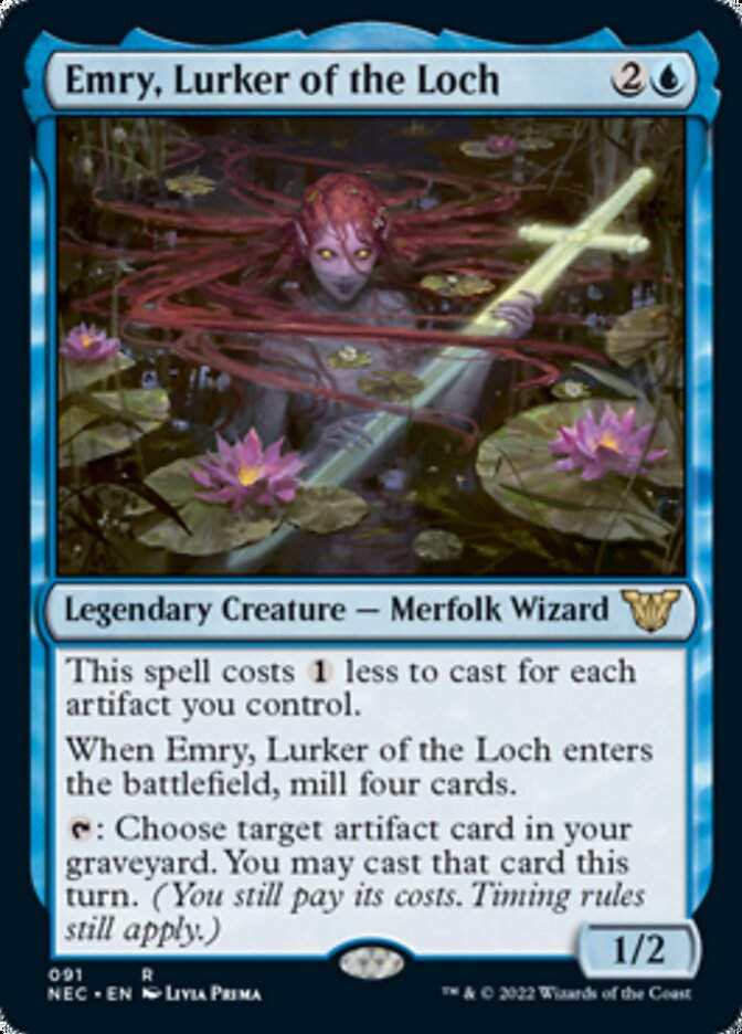 Emry, Lurker of the Loch [Kamigawa: Neon Dynasty Commander] | Fandemonia Ltd