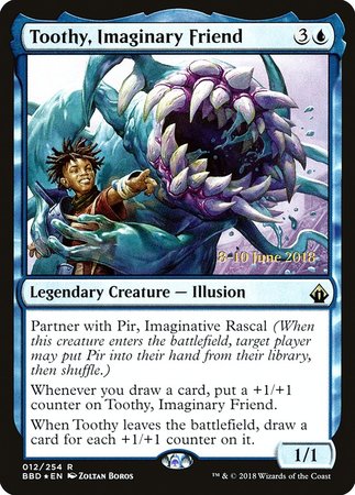 Toothy, Imaginary Friend [Battlebond Promos] | Fandemonia Ltd