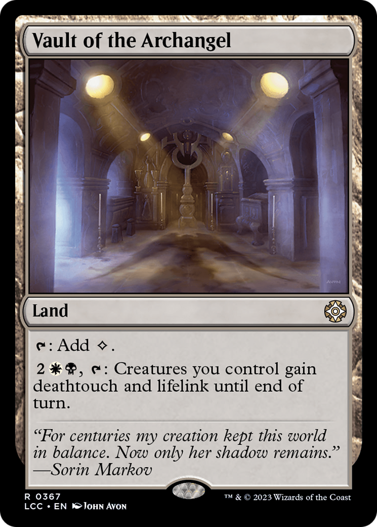 Vault of the Archangel [The Lost Caverns of Ixalan Commander] | Fandemonia Ltd