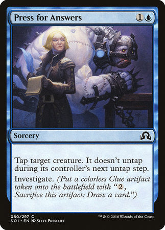 Press for Answers [Shadows over Innistrad] | Fandemonia Ltd