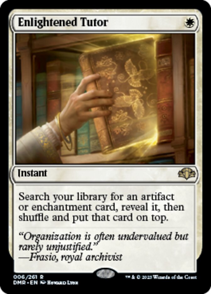 Enlightened Tutor [Dominaria Remastered] | Fandemonia Ltd