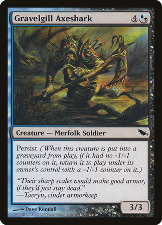 Gravelgill Axeshark [Shadowmoor] | Fandemonia Ltd