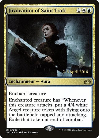 Invocation of Saint Traft [Shadows over Innistrad Promos] | Fandemonia Ltd