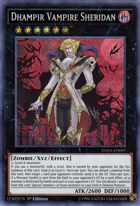 Dhampir Vampire Sheridan [DASA-EN007] Secret Rare | Fandemonia Ltd