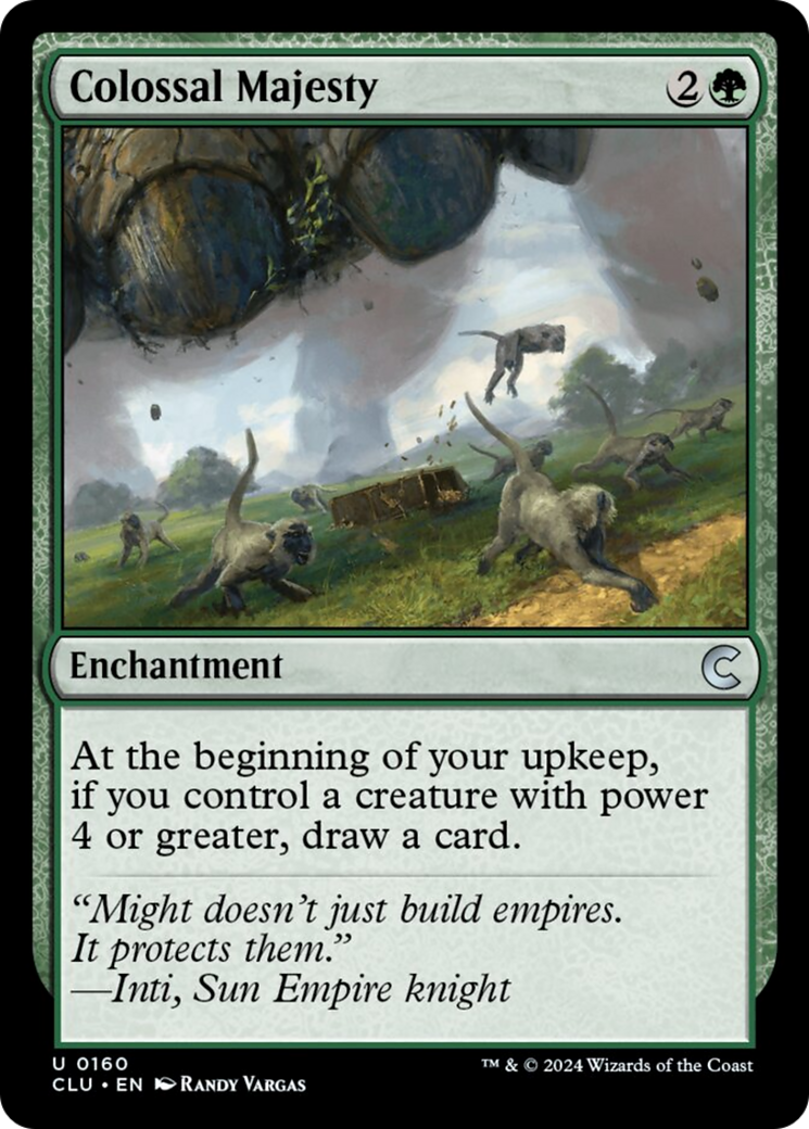 Colossal Majesty [Ravnica: Clue Edition] | Fandemonia Ltd