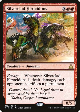 Silverclad Ferocidons [Rivals of Ixalan] | Fandemonia Ltd