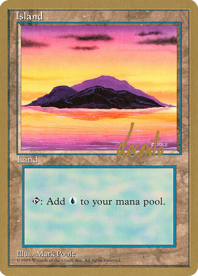 Island (ml368) (Michael Loconto) [Pro Tour Collector Set] | Fandemonia Ltd