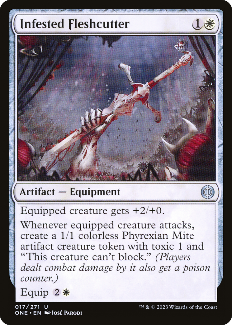 Infested Fleshcutter [Phyrexia: All Will Be One] | Fandemonia Ltd