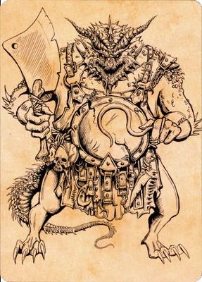 Thrakkus the Butcher Art Card [Commander Legends: Battle for Baldur's Gate Art Series] | Fandemonia Ltd